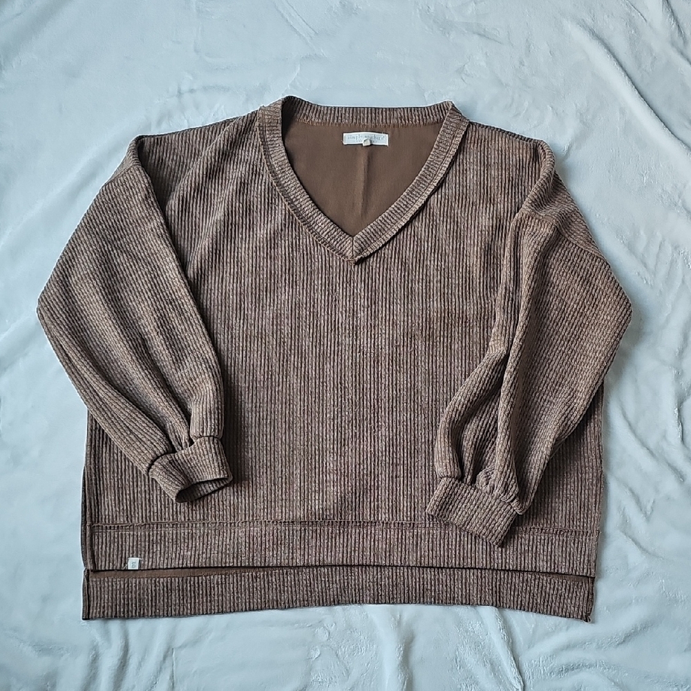 Simply Southern WomansV-Neck Sweatshirt